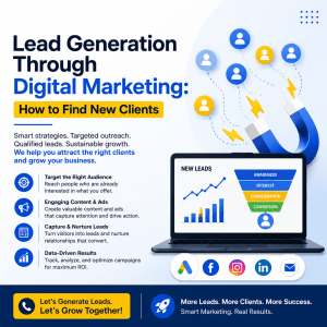 Lead Generation Through Digital Marketing: How to Find New Clients